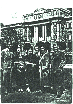 At the University of Lemberg (Lwow)